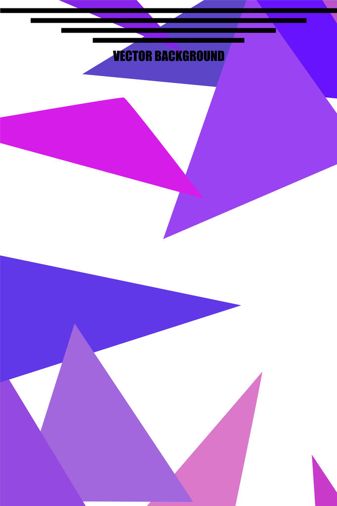 幾何学的抽象的なポリゴン背景。三角形で構成される折り紙のスタイルのパターン. - ベクター画像