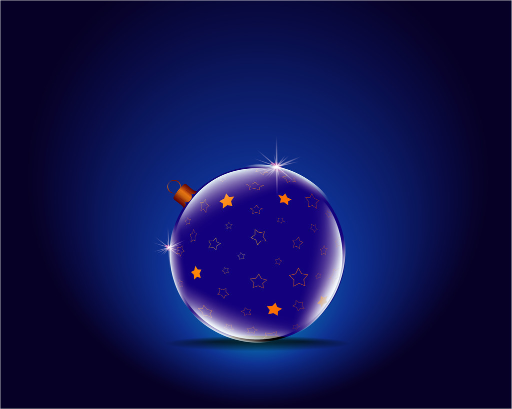 xmas balls - Vector, Image