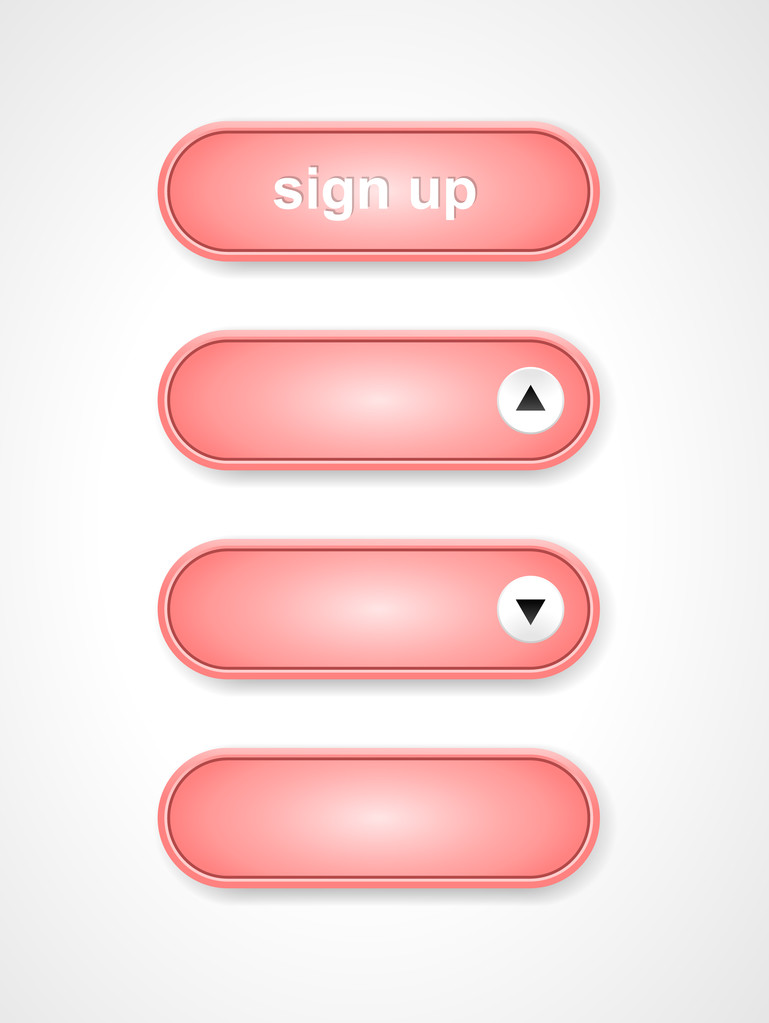 Розовые кнопки
 - Вектор,изображение