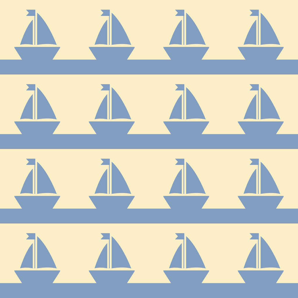 Корабельні силуети, Безшовні векторні ілюстрації з абстрактними кораблями та смугастим фоном
 - Вектор, зображення