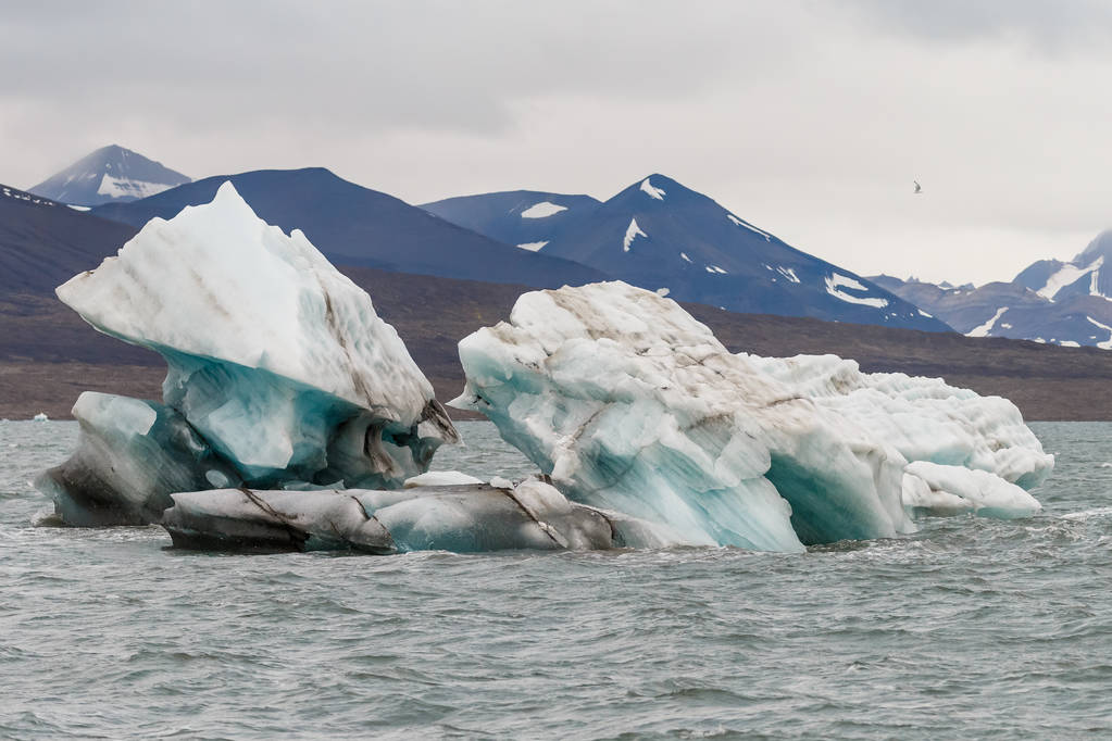 Μπροστά παγετώνας στο Spitsbergen. - Φωτογραφία, εικόνα