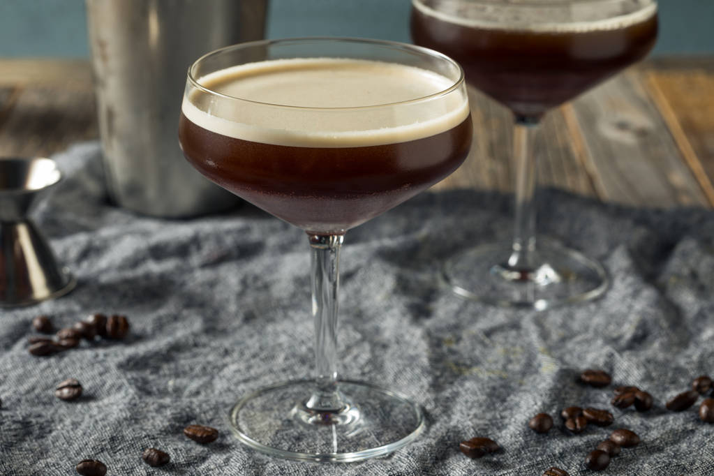 Domácí alkoholický espresso martini  - Fotografie, Obrázek