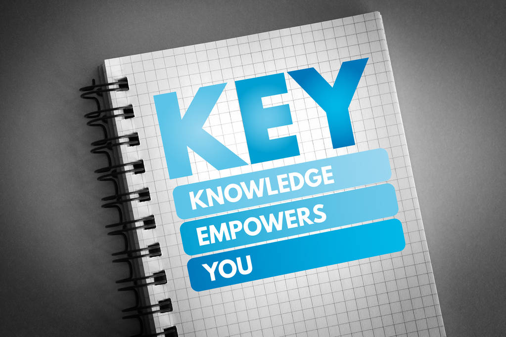 Κλειδί - Η γνώση σας δίνει δύναμη - Φωτογραφία, εικόνα
