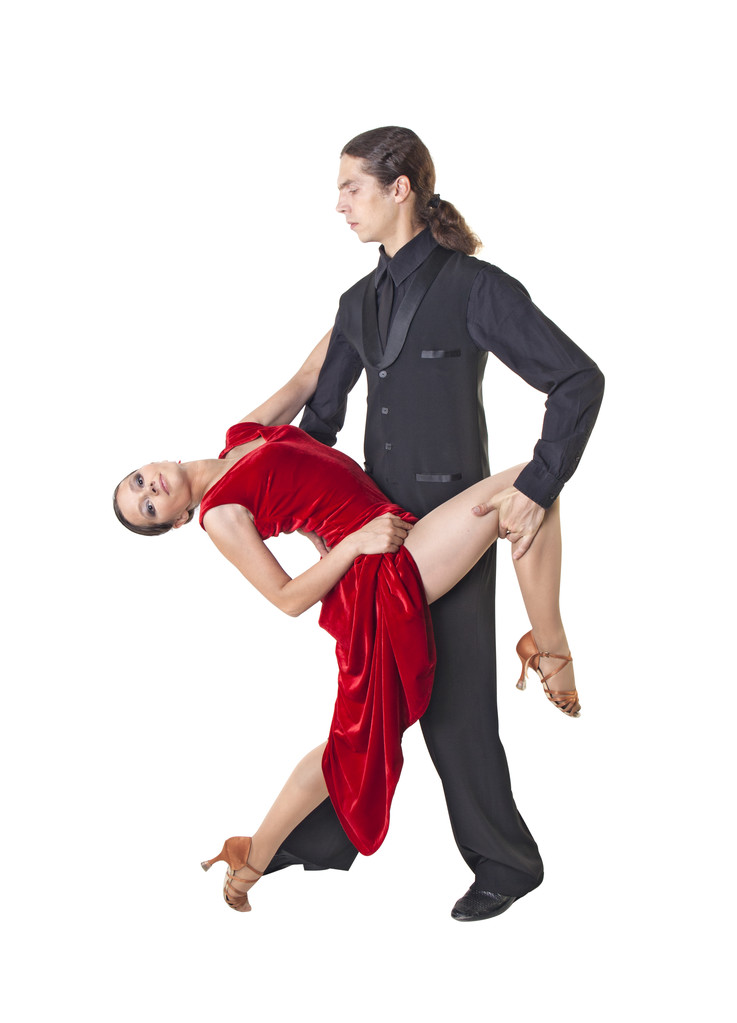 Casal jovem dançando tango
 - Foto, Imagem