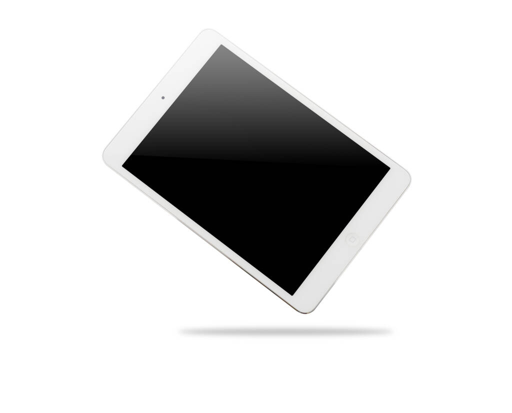 Белый планшетный компьютер
 - Фото, изображение