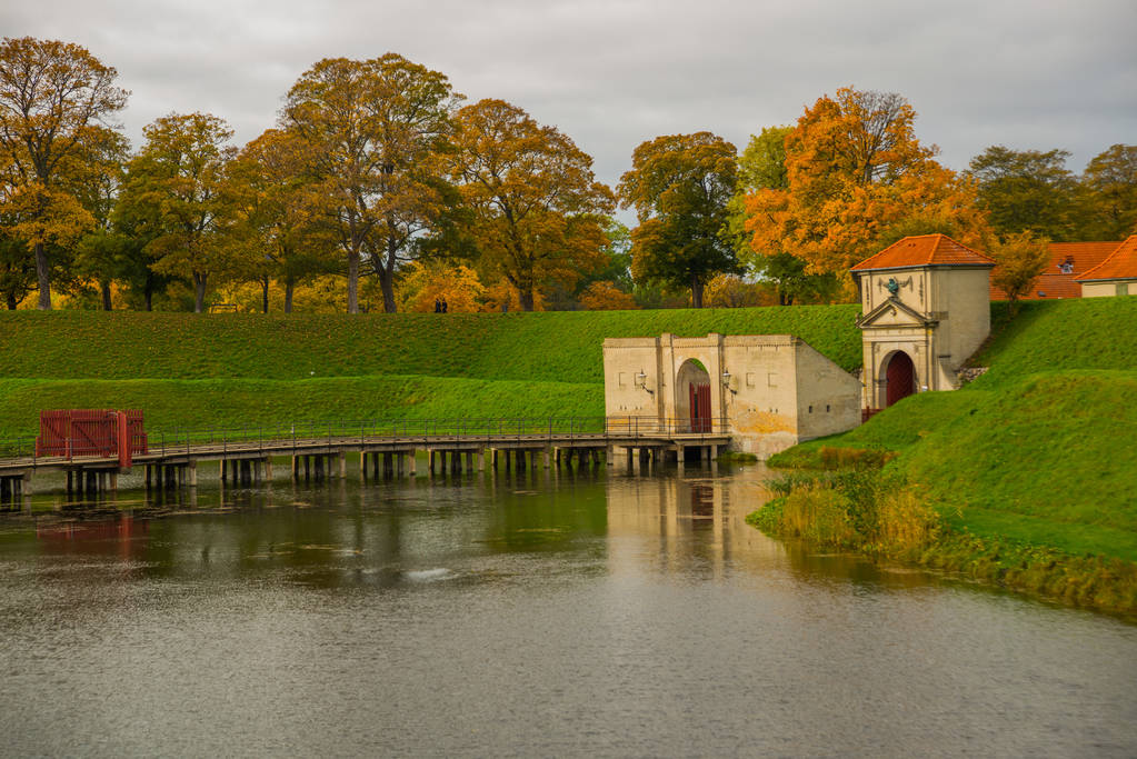 Kodaň, Dánsko: Pevnost Kastellet, která se nachází v Kodani, Dánsko, jedna z nejlépe zachovalých pevností v severní Evropě - Fotografie, Obrázek