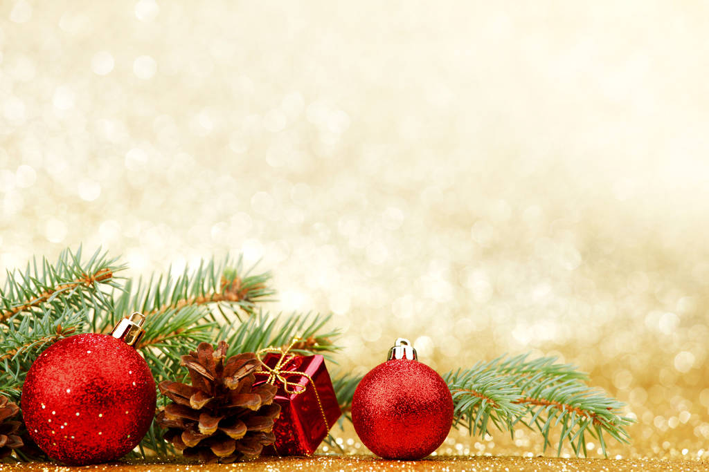 Christmas card with decor - Photo, Image