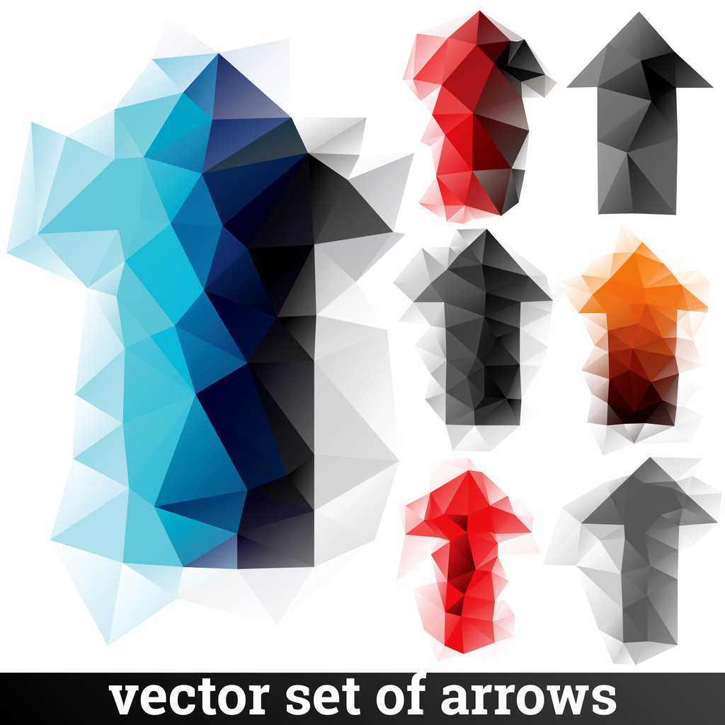 trendy arrows - Vector, Image