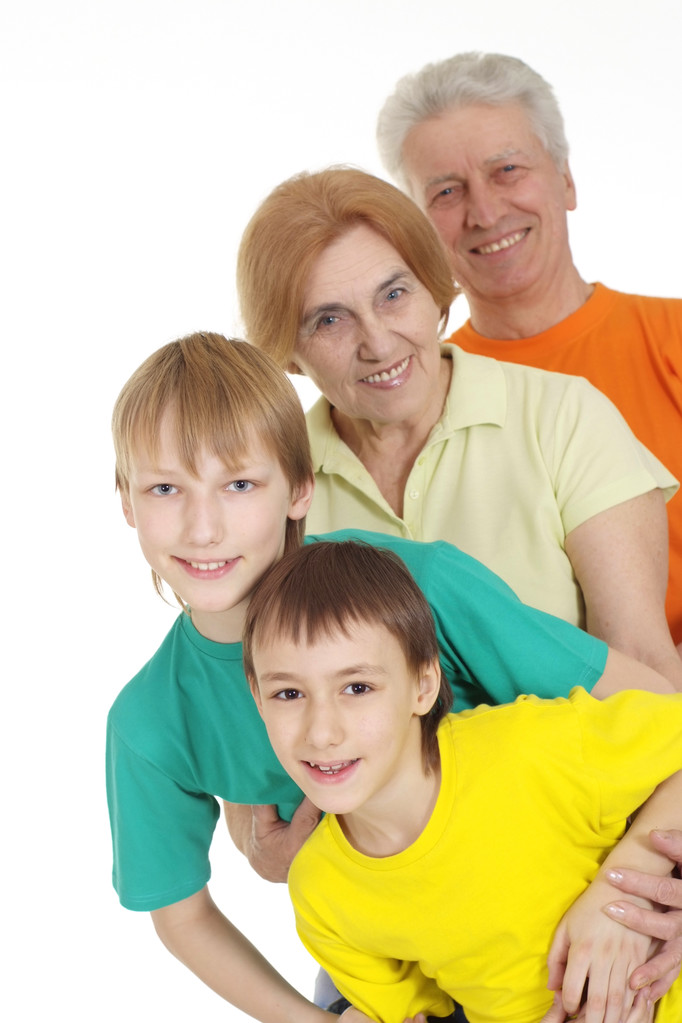 Nice family in T-shirts - Photo, Image