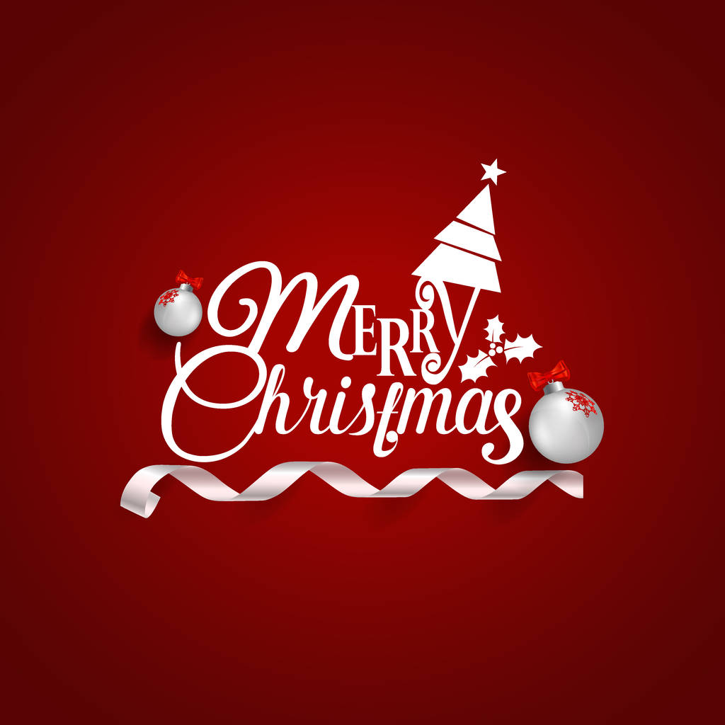 Χριστούγεννα ευχετήρια κάρτα καλά Χριστούγεννα γράμματα με ΧΡ - Διάνυσμα, εικόνα