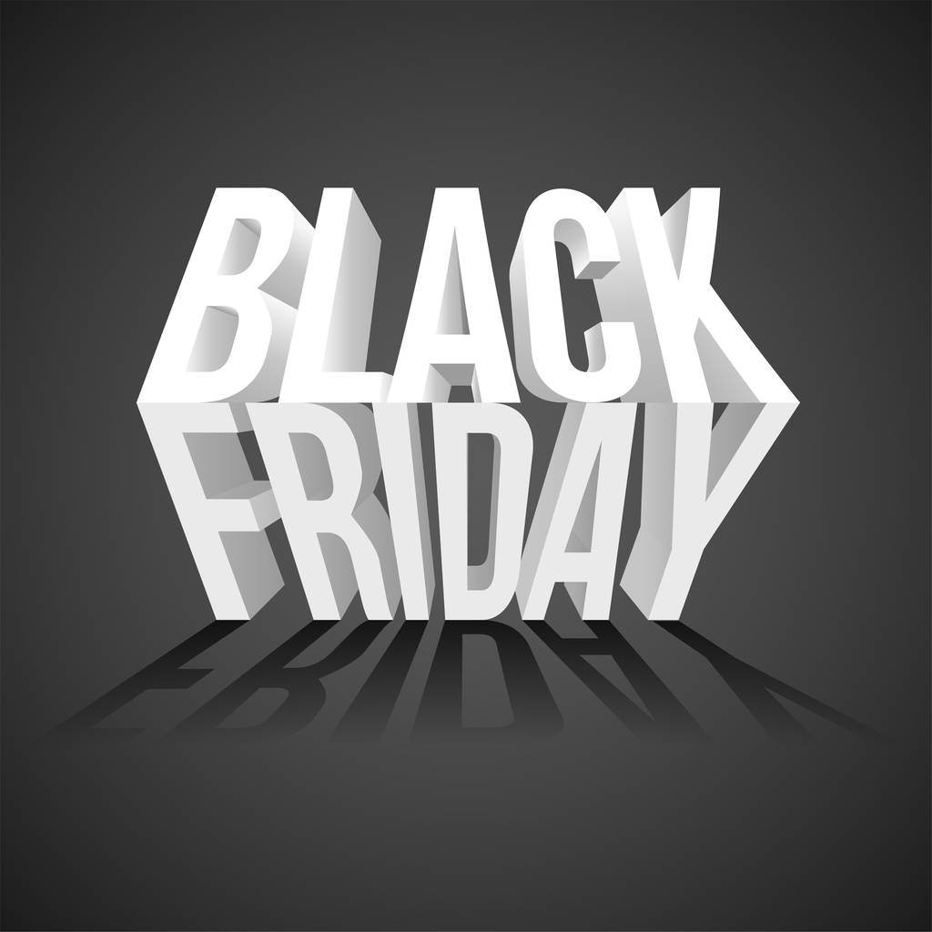 Luxury black friday poster - Vector, Image