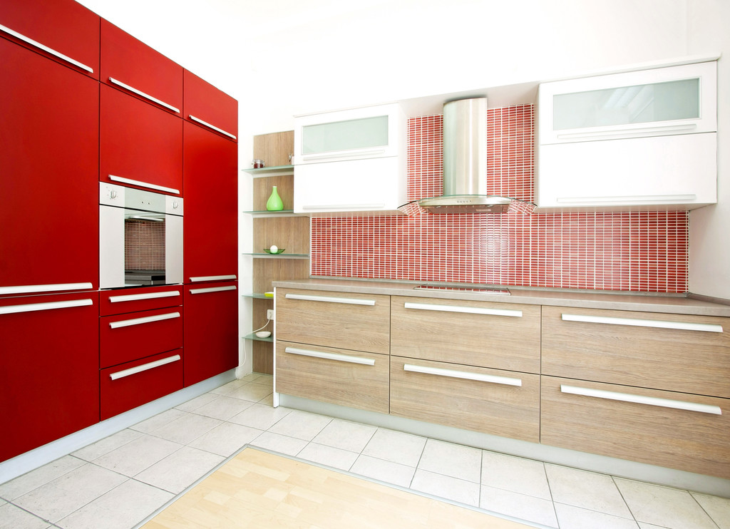 Cocina roja
 - Foto, Imagen
