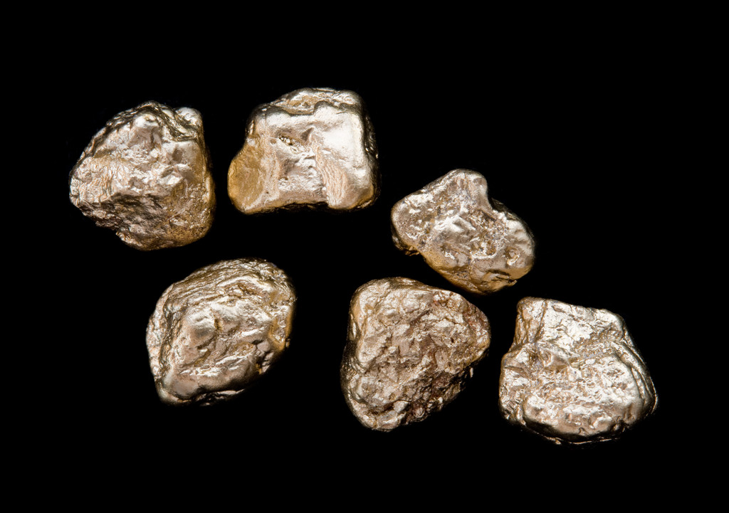 Gold nuggets - Photo, Image