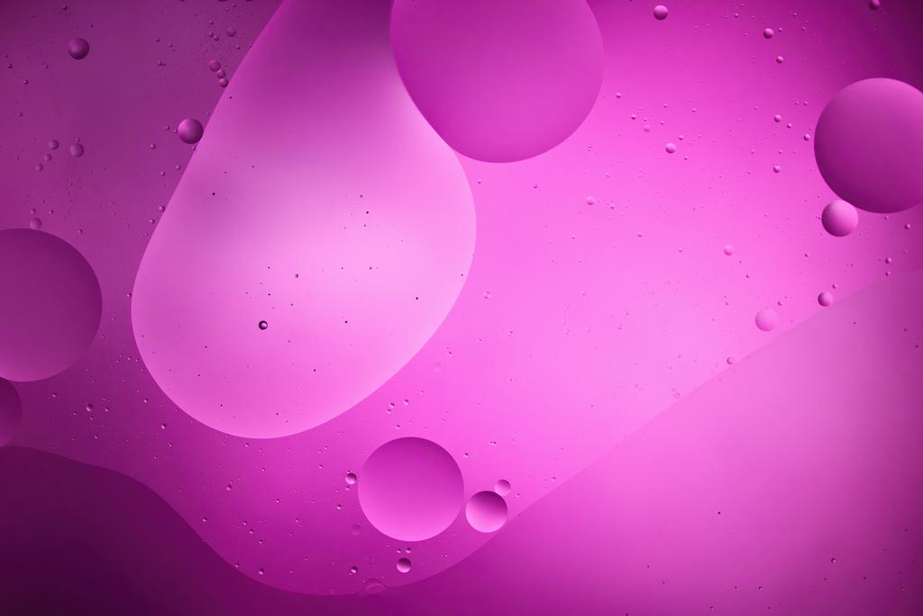 Beautiful pink color abstract background from mixed water and oil  - Photo, Image