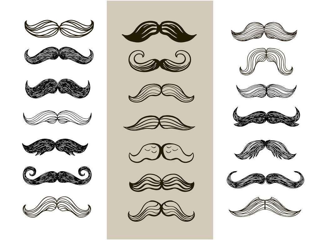 Mustache8 - Вектор, зображення
