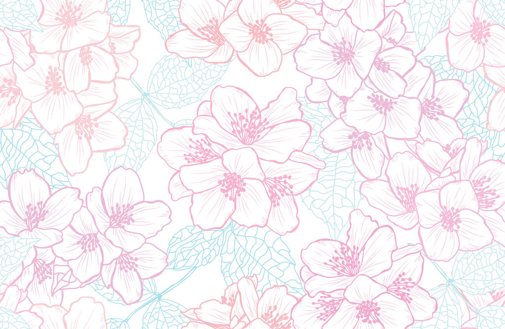 motif floral sans couture - Vecteur, image