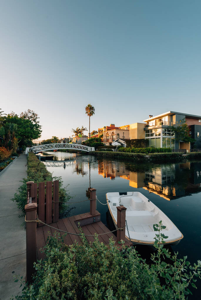 Canal in Venice Beach, Λος Άντζελες, Καλιφόρνια - Φωτογραφία, εικόνα
