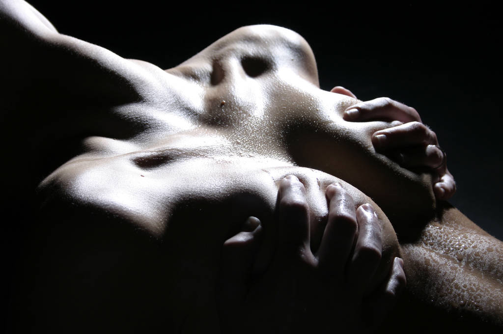 nackte frau, weiblichen nackten körper, brust - Foto, Bild