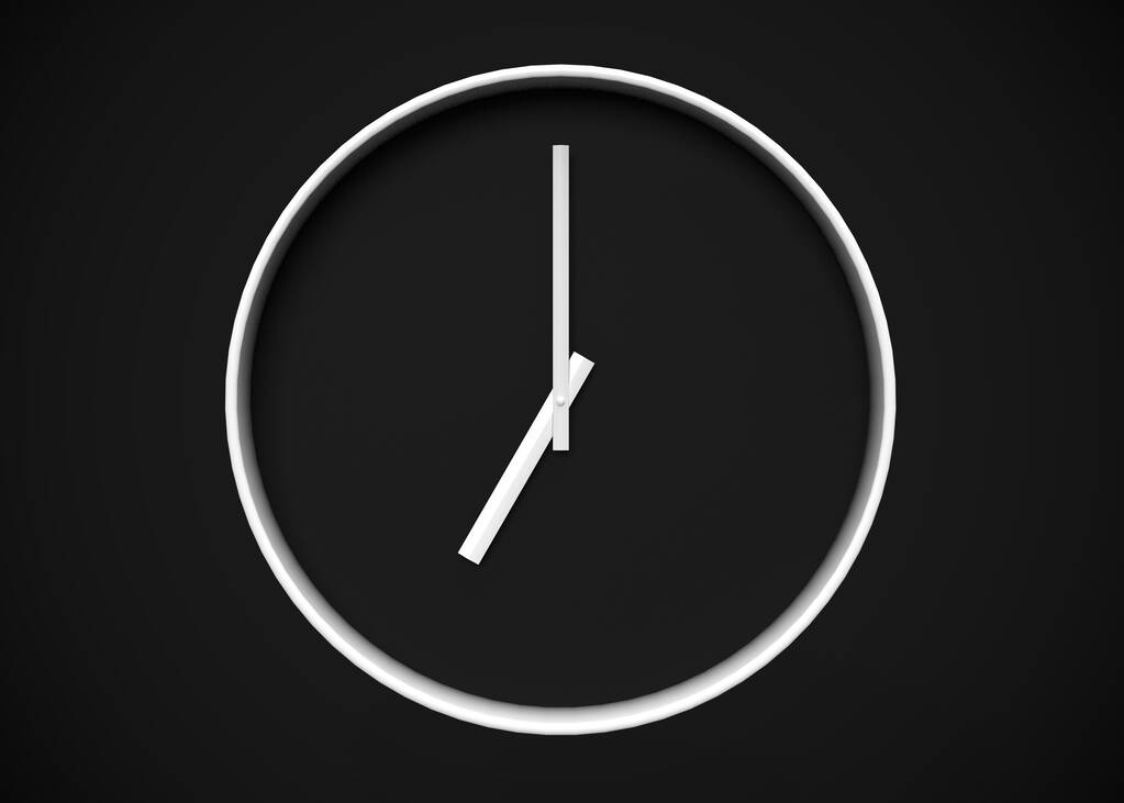 Ρολόι, έννοια του χρόνου 3d Render - Φωτογραφία, εικόνα