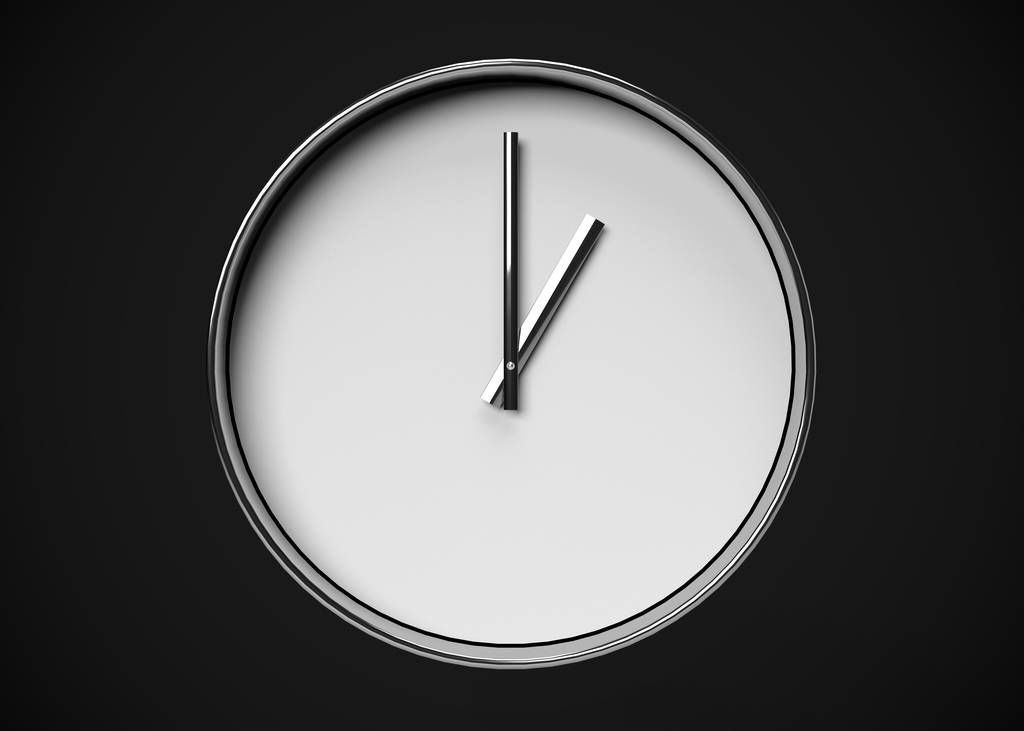 Часы, концепция времени 3D рендер
 - Фото, изображение