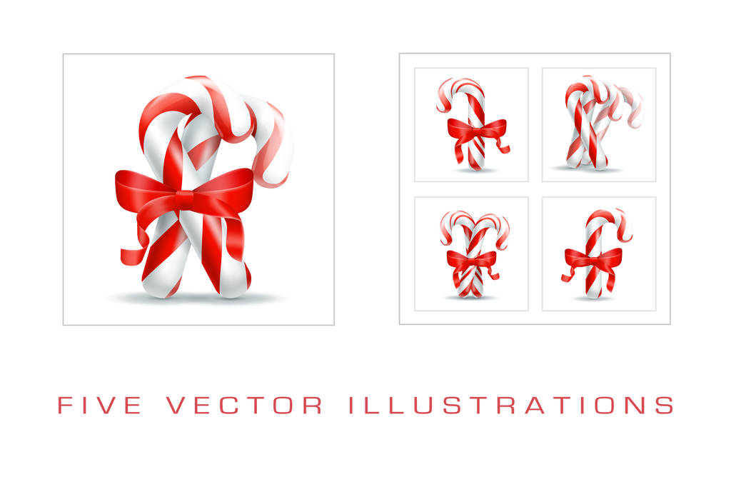 Navidad caramelo ilustración
  - Vector, imagen