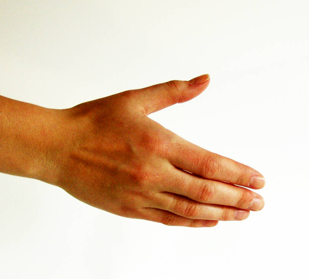 Nahaufnahme von Handzeichen oder Geste  - Foto, Bild