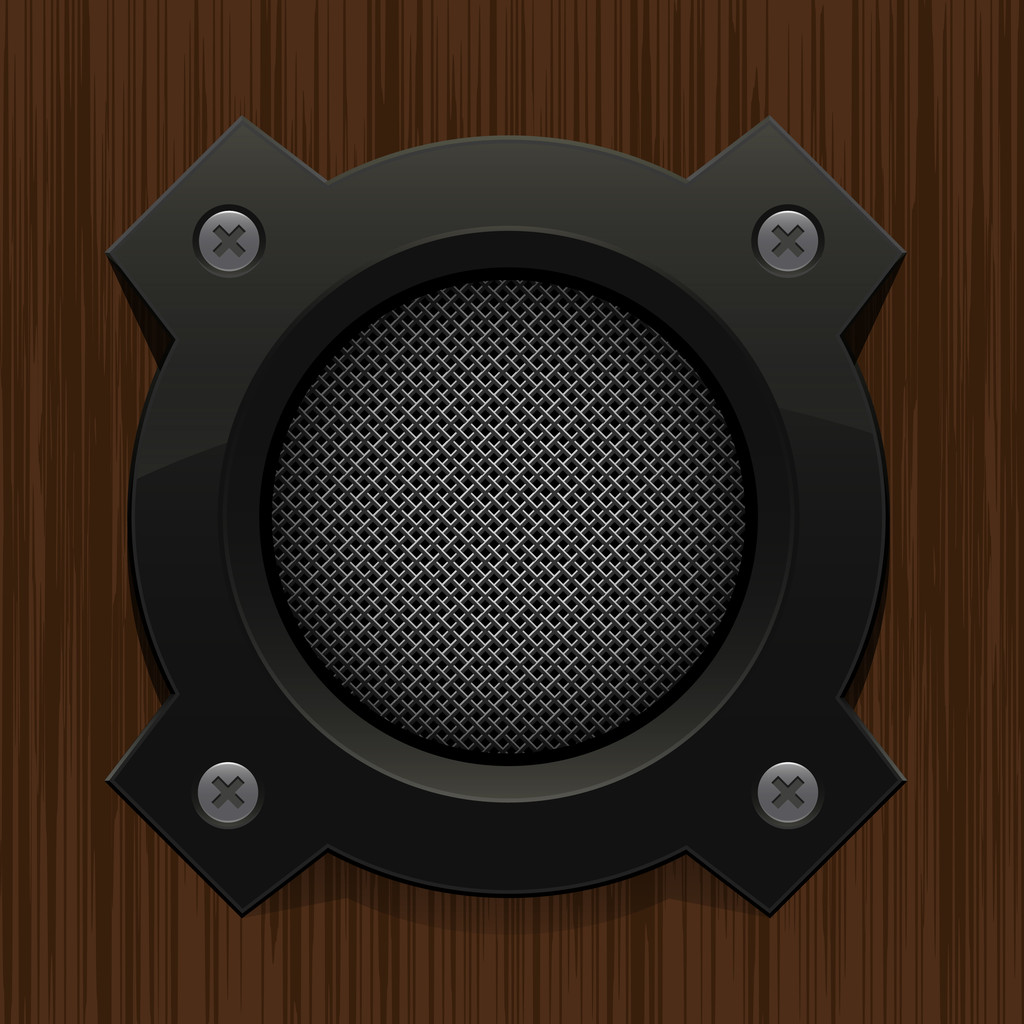 Sound loud speaker vector - Vector, Image