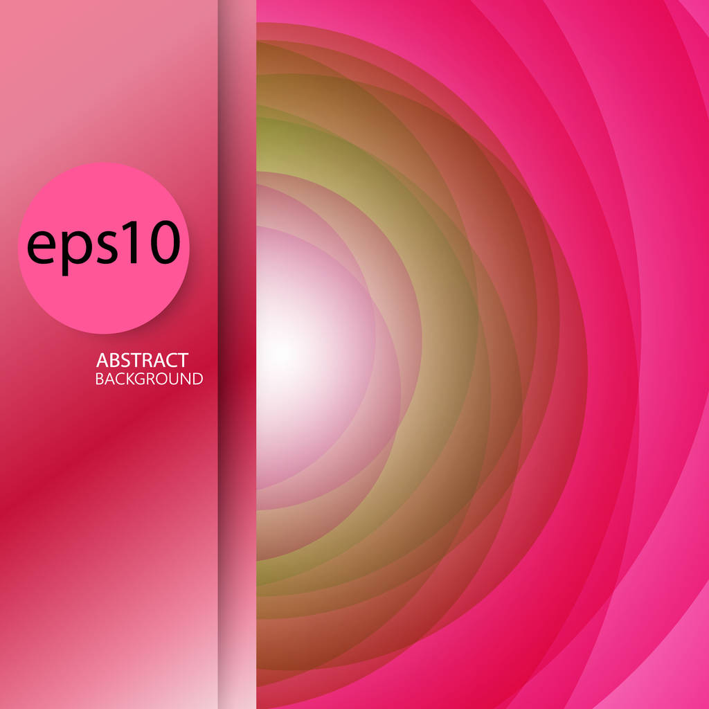 Абстрактный мягкий дизайн соблазняет розовыми круговыми восковыми линиями в элегантном динамическом стиле на белом фоне. Векторные иллюстрации
 - Вектор,изображение