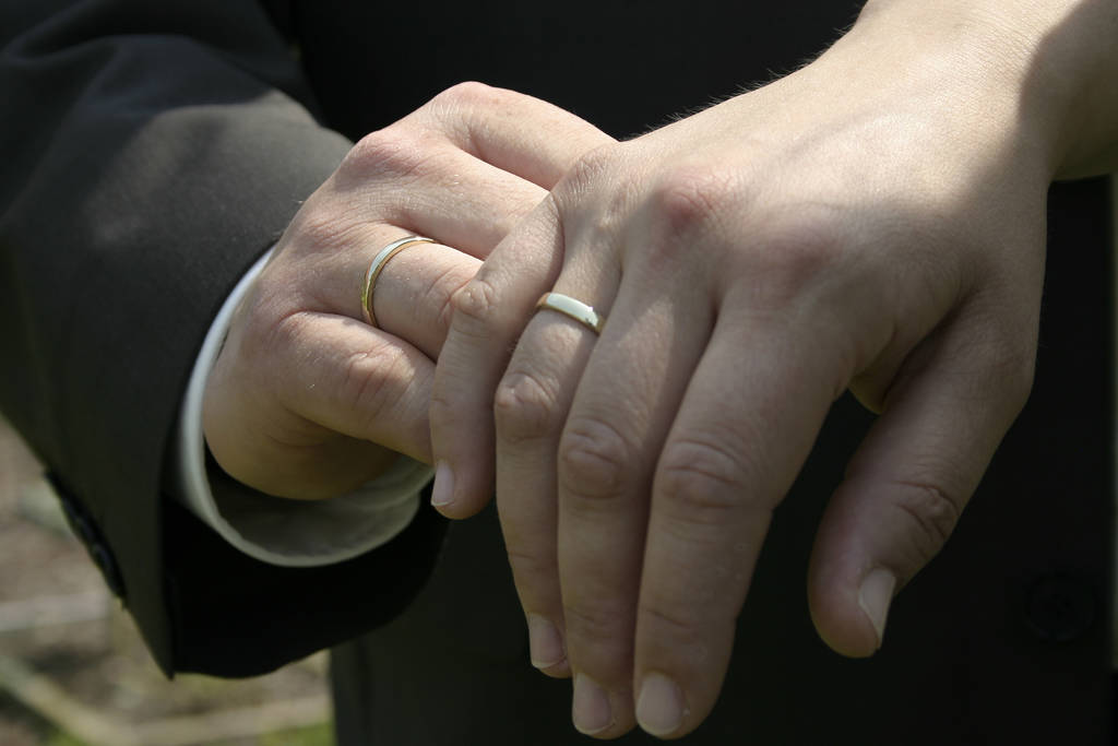 matrimonio gioielli, anelli di fidanzamento, fedi nuziali  - Foto, immagini