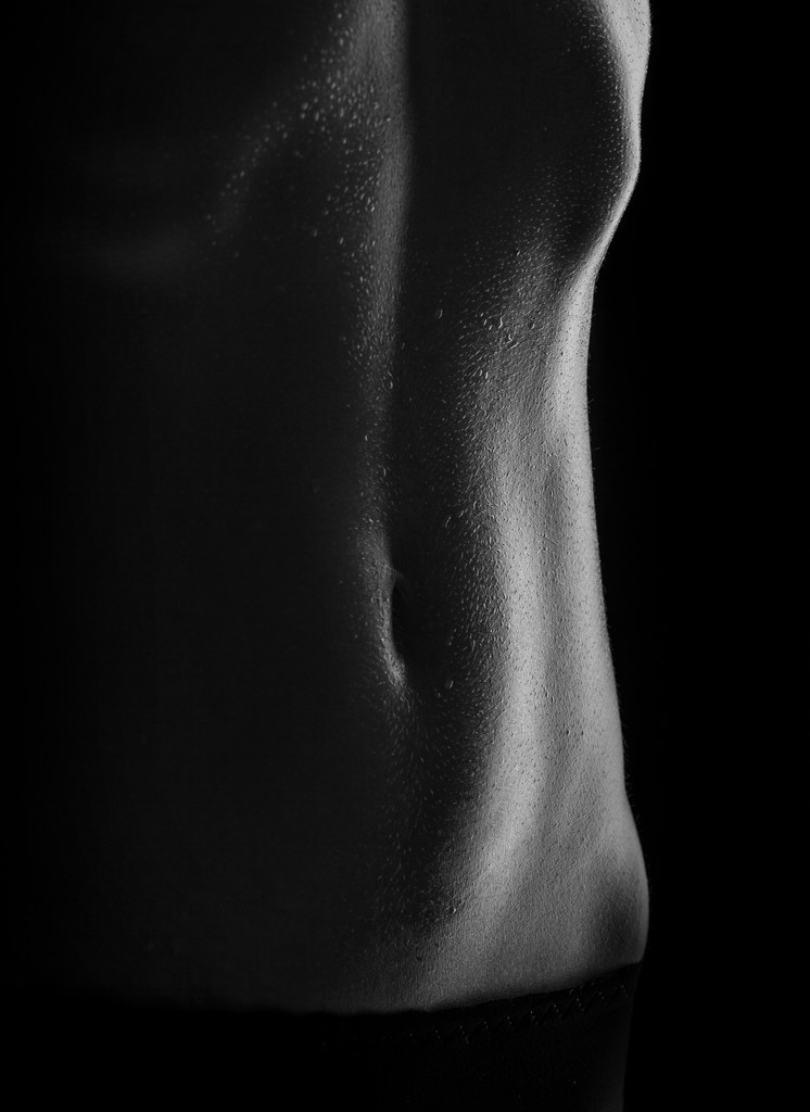 ιδρωμένος γυναίκες σώμα, γυμνές γυναίκες τύπου, abs - Φωτογραφία, εικόνα