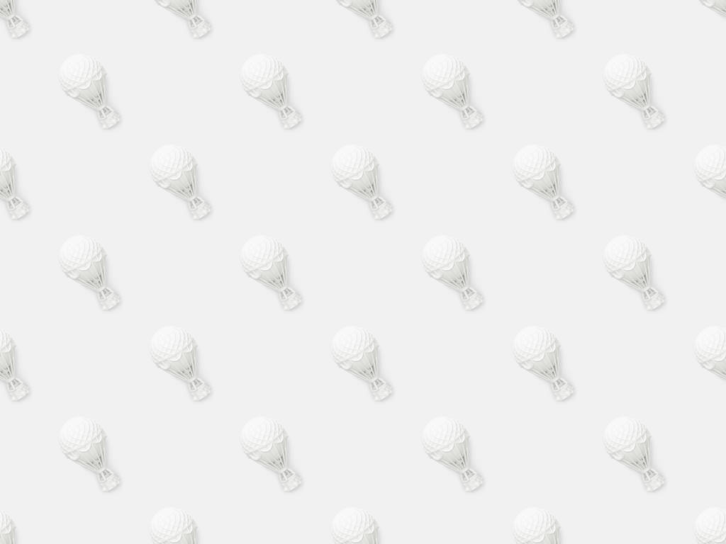 vista superior de pequeñas figuras de globos de aire aisladas en blanco
  - Foto, imagen