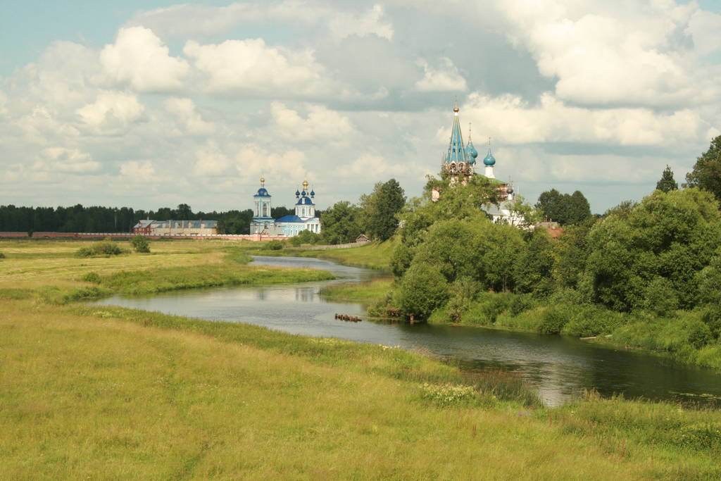typische landschap in Rusland\ r\ nps: de opname is niet herwerkt dat echt zag er zo pittoresk op - Foto, afbeelding