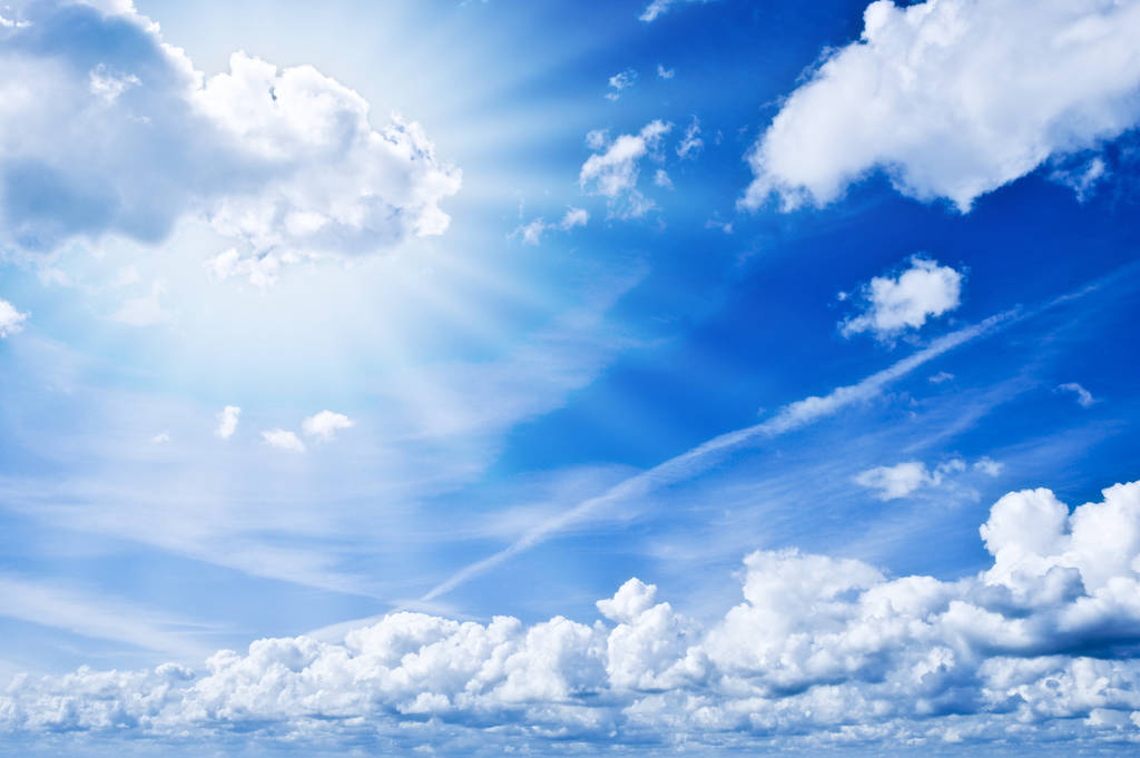 Céu azul com nuvens - Foto, Imagem