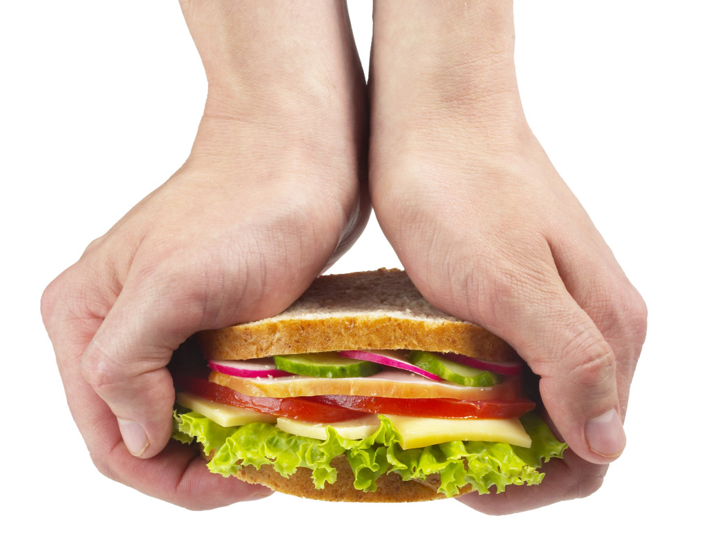 Бутерброд с ветчиной
 - Фото, изображение