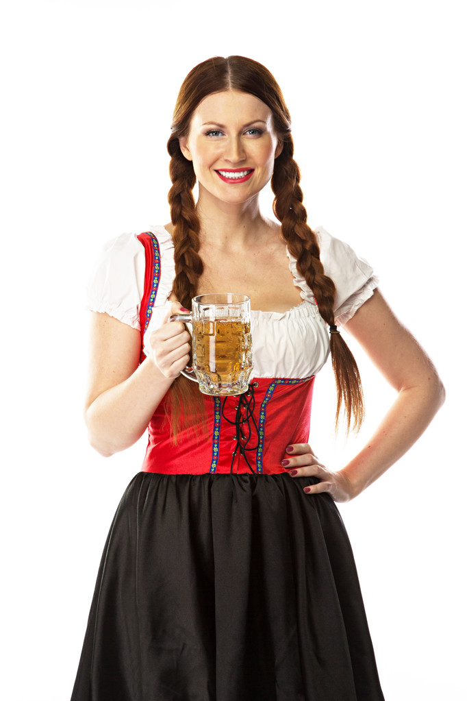 Woman in traditional Bavarian dress - Photo, Image