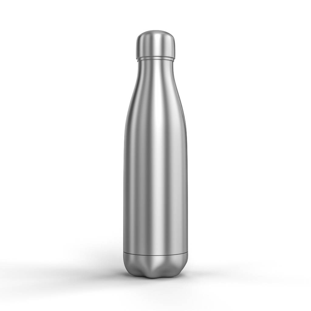 3d visualizzare l'immagine di una bottiglia di acciaio inossidabile termico
.  - Foto, immagini