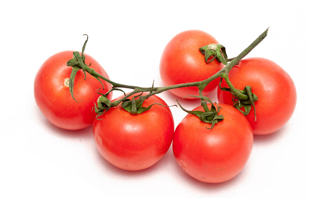 Tomates ecológicos maduros rojos
 - Foto, Imagen