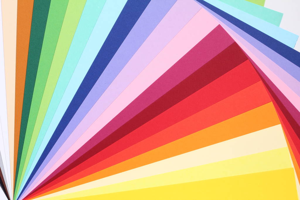 θεωρία χρωμάτων - πολύχρωμο χαρτόνι - Φωτογραφία, εικόνα