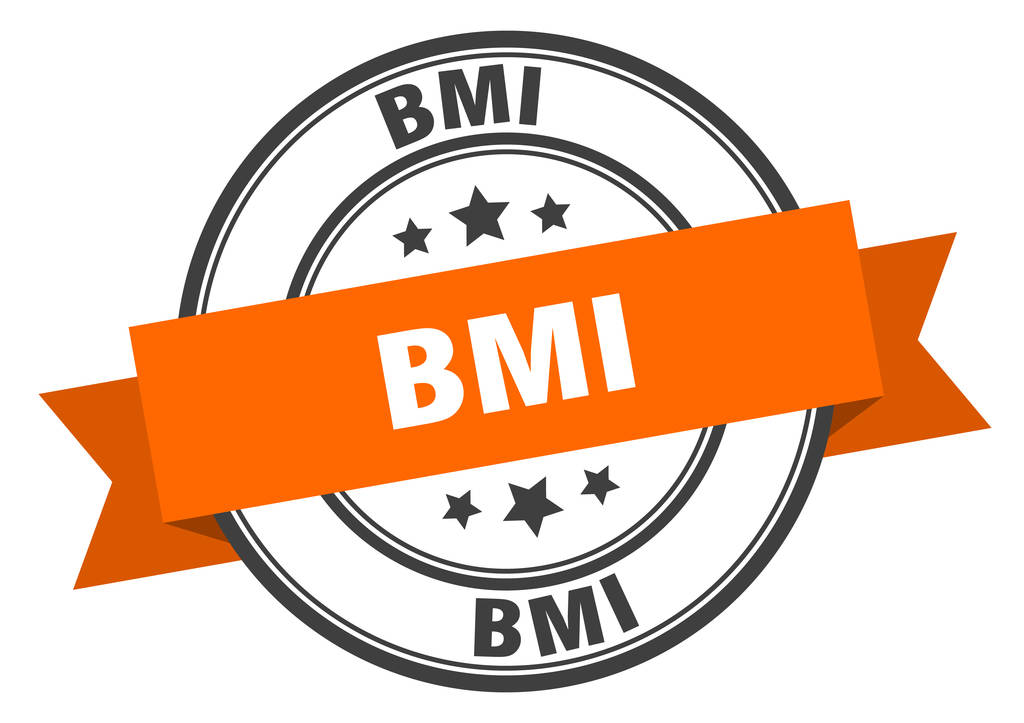 bmi label. bmiround band sign. bmi stamp - ベクター画像