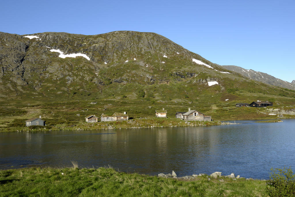 Noruega sobre la naturaleza paisaje fondo
 - Foto, Imagen