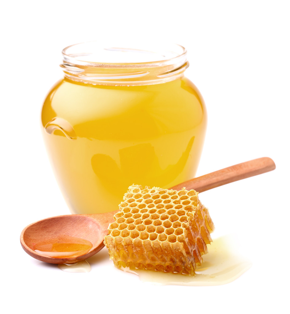verse honing met honingraat - Foto, afbeelding