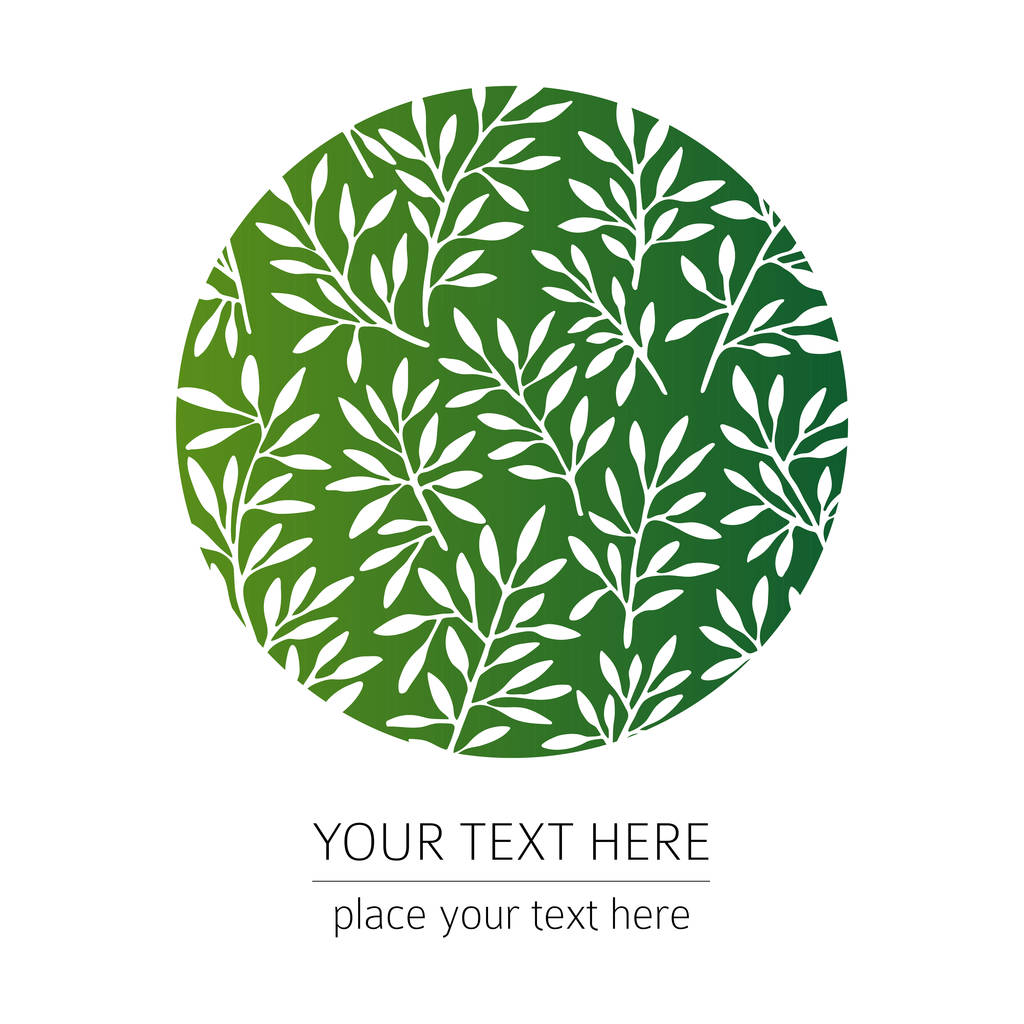 Váš text zde zelený - Vektor, obrázek