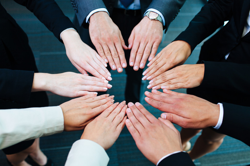 Business people joining hands - Photo, Image