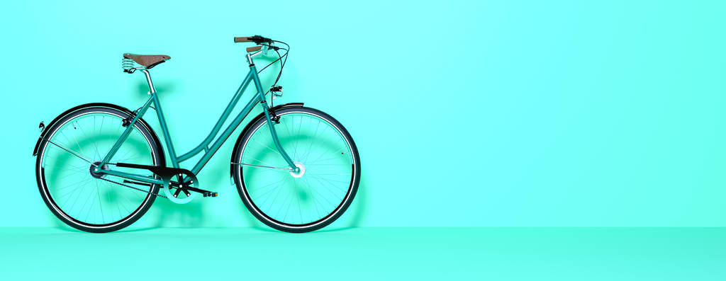bicicletta vintage in camera - Foto, immagini