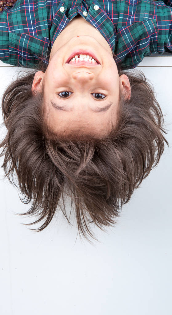 Young boy with his long hair - Photo, Image