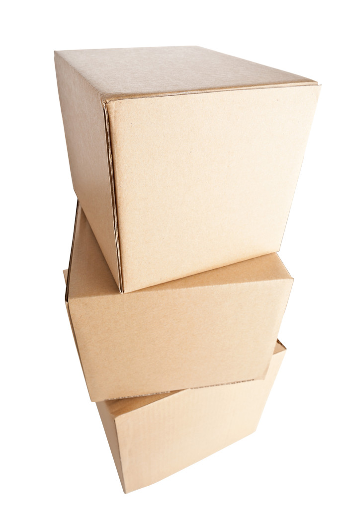 Pila de cajas de cartón
 - Foto, Imagen