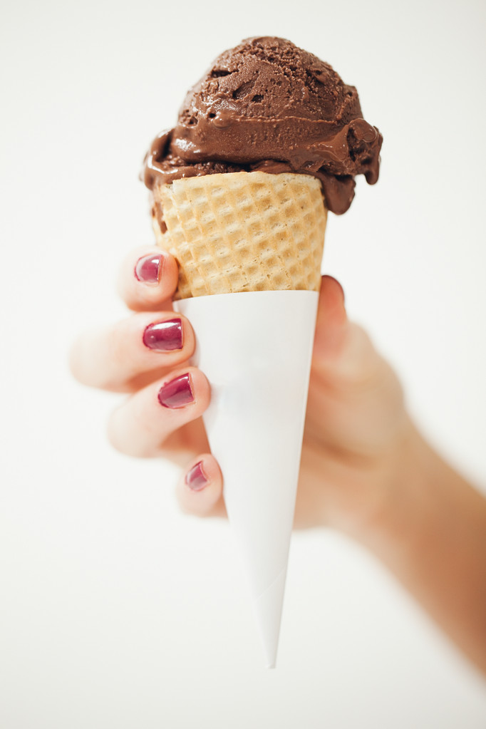 Hand Holding Ice-Cream - Photo, Image