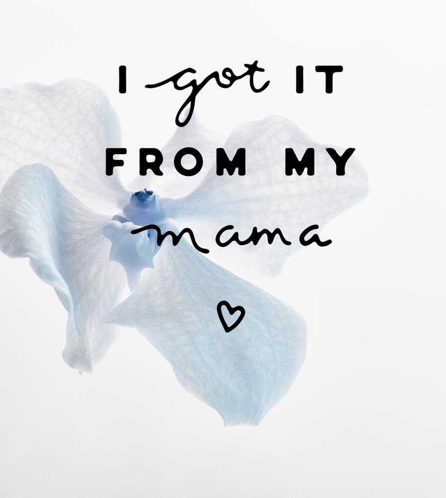 krásná modrá orchidej květiny izolované na bílém, mám to z maminčiny ilustrace - Fotografie, Obrázek