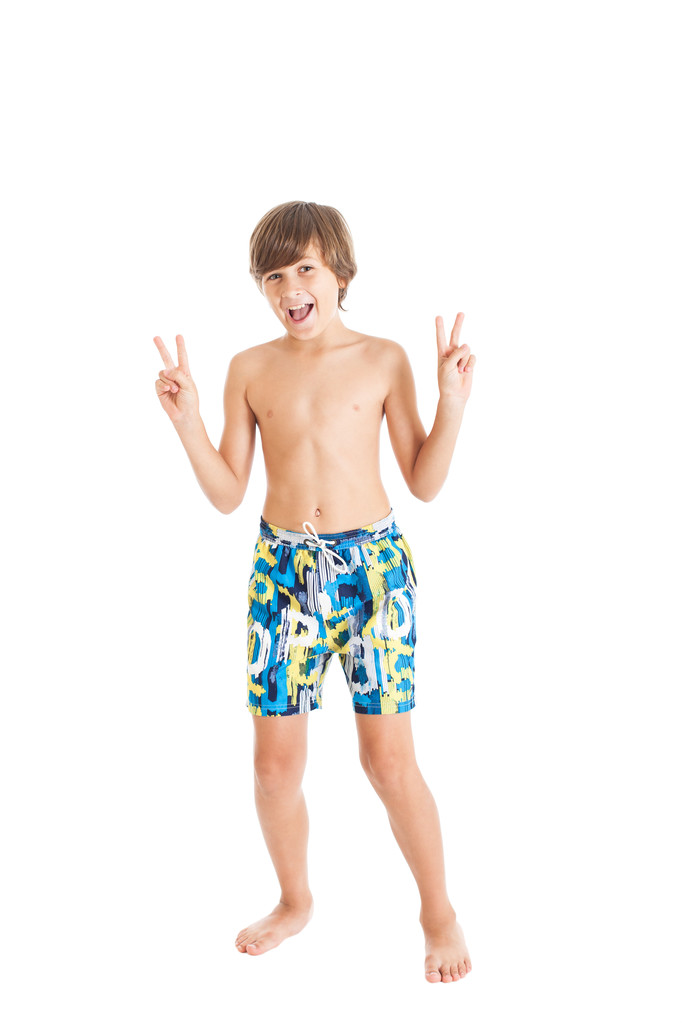 dospívající chlapec nosit Koupací šortky - Fotografie, Obrázek