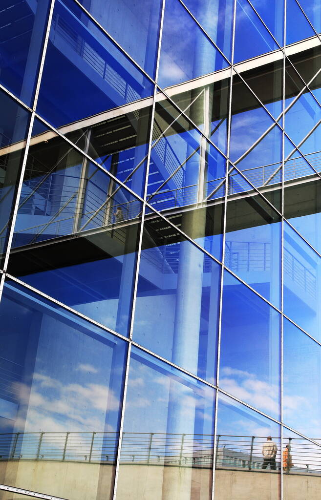 paredes de vidrio de edificio moderno - Foto, Imagen